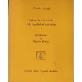 Critica di una scienza delle legislazioni comparate