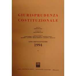 Giurisprudenza Costituzionale. Giurisprudenza Costituzionale.