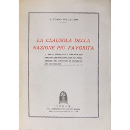 La clausola della nazione più favorita La clausola della nazione più favorita