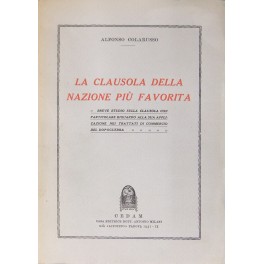 La clausola della nazione più favorita