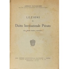 Lezioni diritto internazionale privato