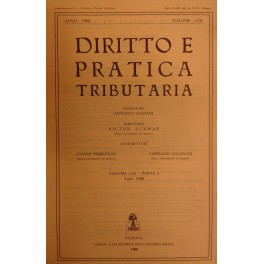 Diritto e Pratica Tributaria. Diretta da Victor Uckmar.