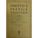 Diritto e Pratica Tributaria. Diretta da Victor Uckmar.