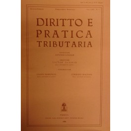 Diritto e Pratica Tributaria. Diretta da Victor Uckmar