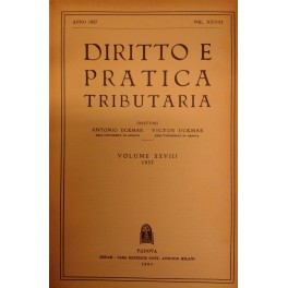 Diritto e Pratica Tributaria. Diretta da Victor Uckmar