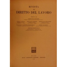 Rivista di diritto del lavoro