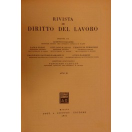 Rivista di diritto del lavoro