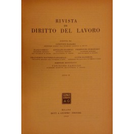 Rivista di diritto del lavoro