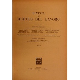 Rivista di diritto del lavoro