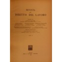 Rivista di diritto del lavoro.