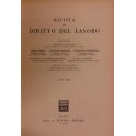 Rivista di diritto del lavoro.