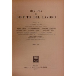 Rivista di diritto del lavoro