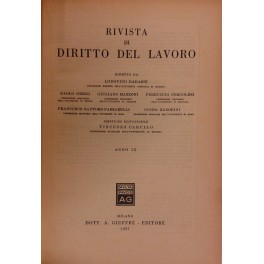 Rivista di diritto del lavoro