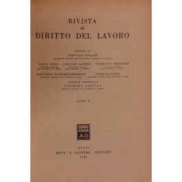 Rivista di diritto del lavoro