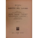 Rivista di diritto del lavoro.