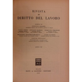 Rivista di diritto del lavoro