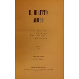 Il diritto aereo