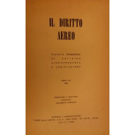 Il diritto aereo