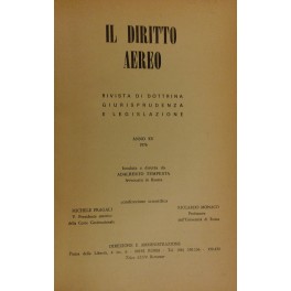 Il diritto aereo