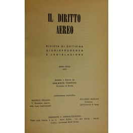 Il diritto aereo