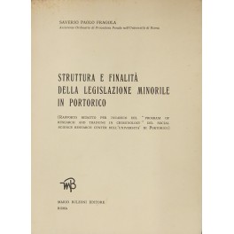 Struttura e finalità della legislazione minorile in Portorico