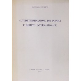 Autodeterminazione dei popoli e diritto internazionale