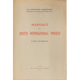 Manuale di diritto internazionale privato 