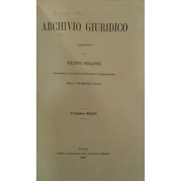 Archivio Giuridico.