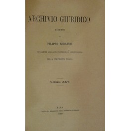Archivio Giuridico. Archivio Giuridico.