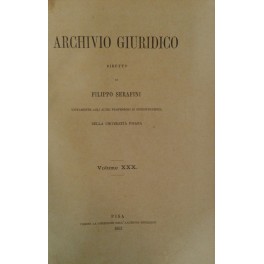 Archivio Giuridico. Archivio Giuridico.