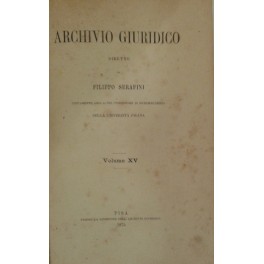 Archivio Giuridico.