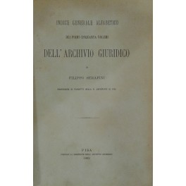 Archivio Giuridico. Archivio Giuridico.