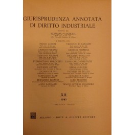 Giurisprudenza annotata di diritto industriale