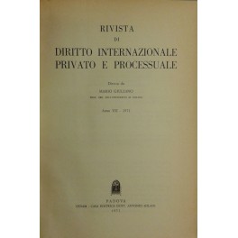 Rivista di diritto internazionale privato e processuale