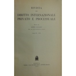 Rivista di diritto internazionale privato e processuale