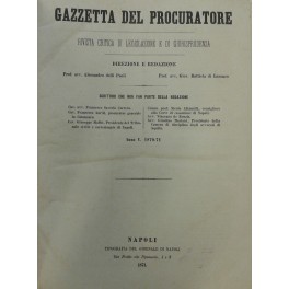 Gazzetta del Procuratore Gazzetta del Procuratore