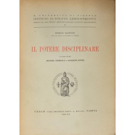 Il potere disciplinare