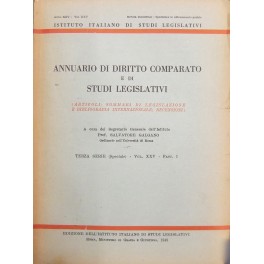 Annuario di diritto comparato e di studi legislativi