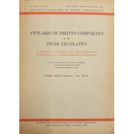 Annuario di diritto comparato e di studi legislativi