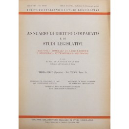 Annuario di diritto comparato e di studi legislativi