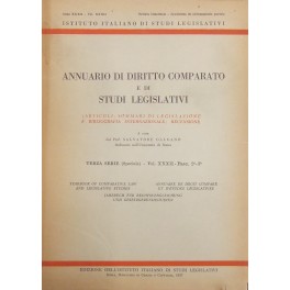 Annuario di diritto comparato e di studi legislativi