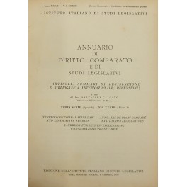 Annuario di diritto comparato e di studi legislativi