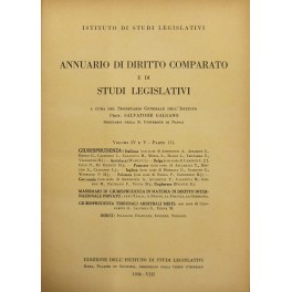 Annuario di diritto comparato e di studi legislativi