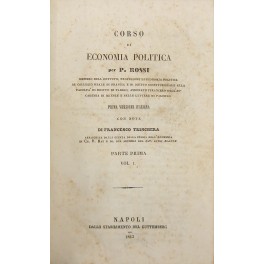 Corso di economia politica Corso di economia politica