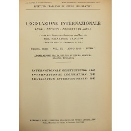 Annuario di diritto comparato e di studi legislativi