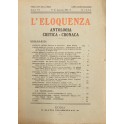 L'eloquenza. Antologia, critica, cronaca.