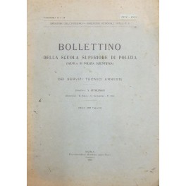 Bollettino della Scuola Superiore di Polizia