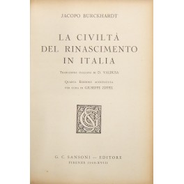 La civiltà del Rinascimento in Italia. 