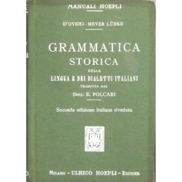 Grammatica storica della lingua e dei dialetti italiani