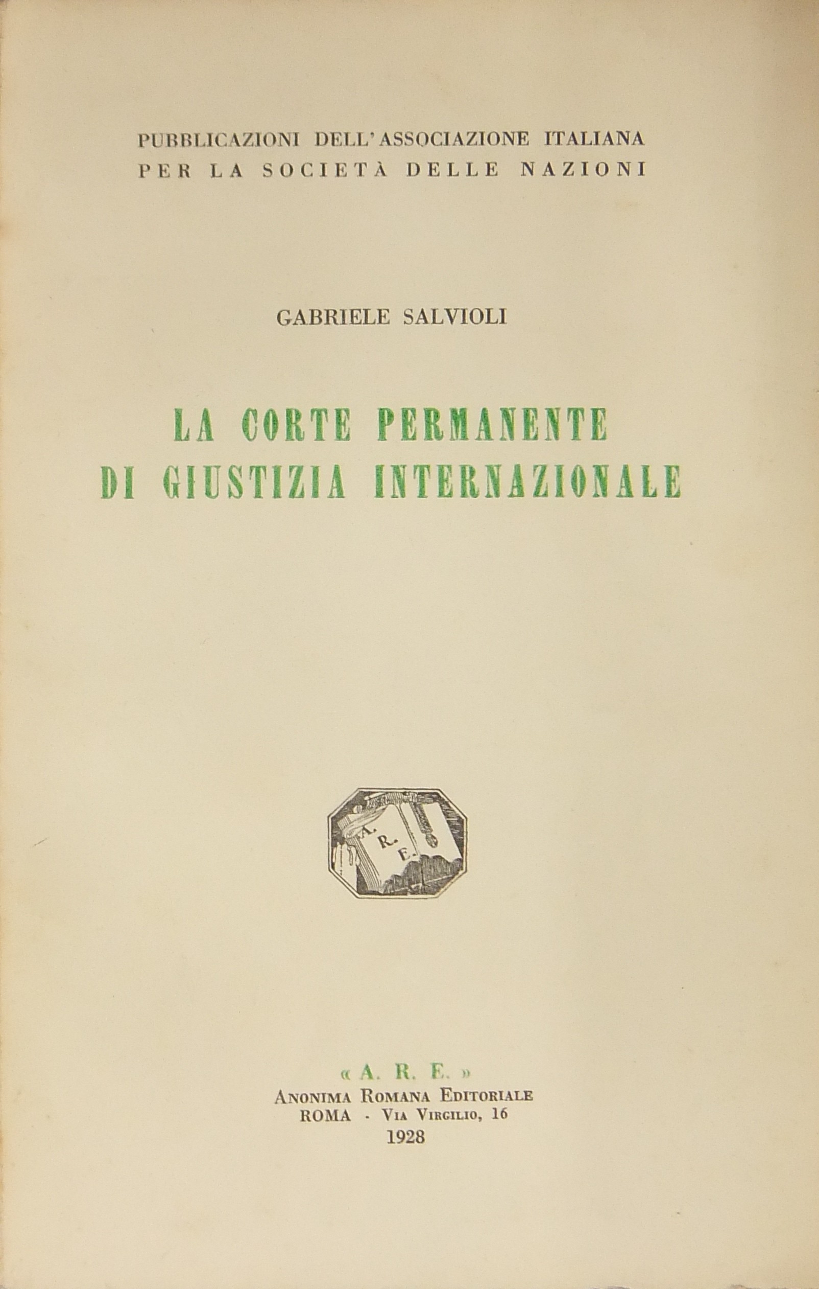 La Corte permanente di giustizia internazionale